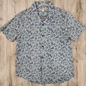 Outerknown floral Short Sleeve button up